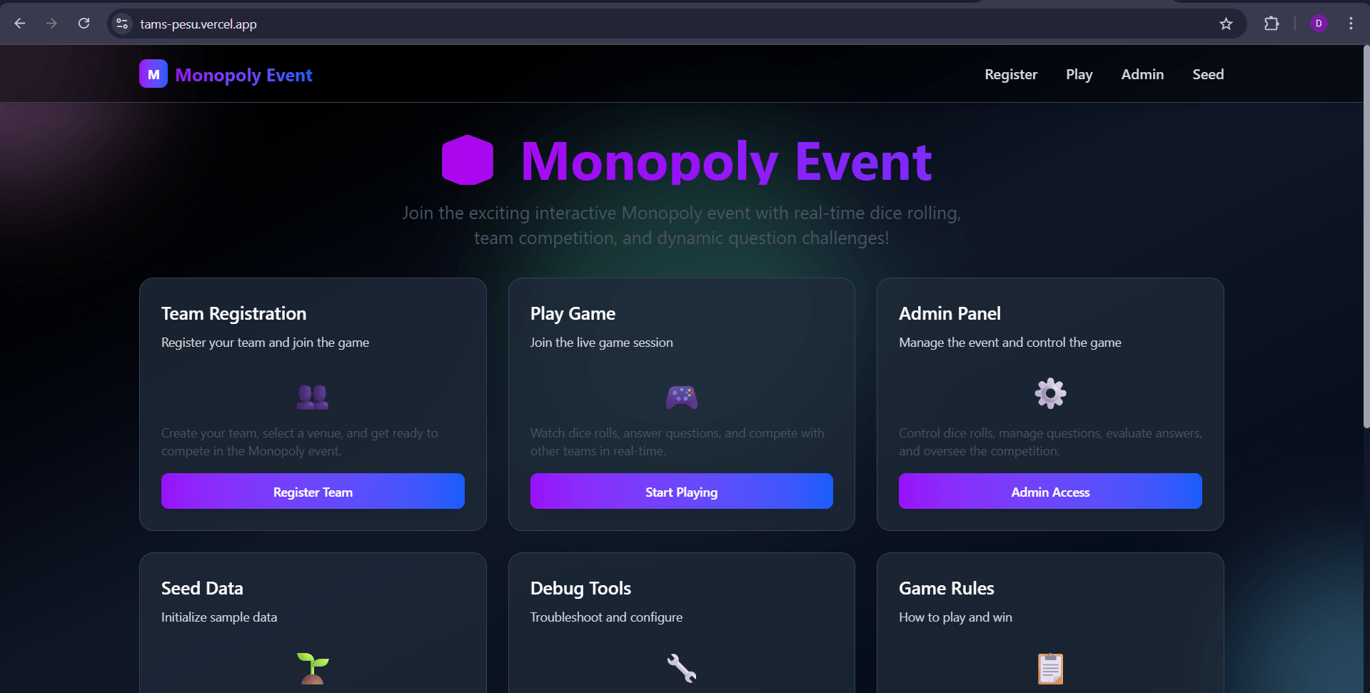 TAMS Website Analytics